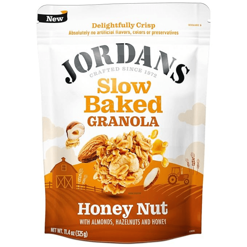 Jordans Slow Baked Granola Honey Nut, 11.4 oz Sweets & Snacks Jordans 