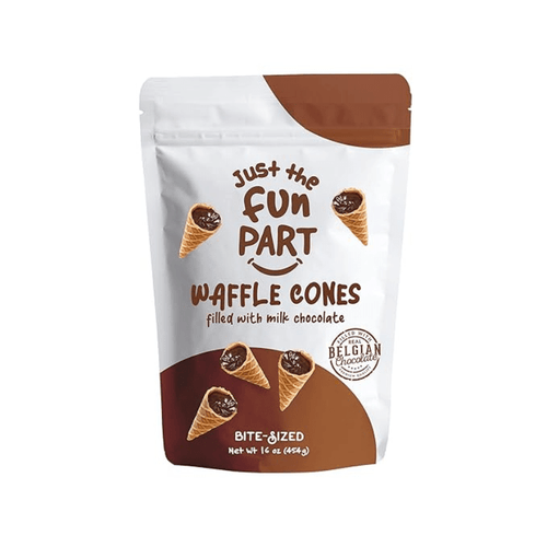 Just The Fun Part Waffle Cones Filled With Milk Chocolate, 16 oz Sweets & Snacks Just The Fun Part 