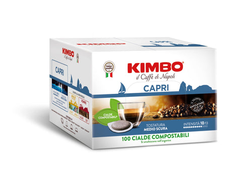 Kimbo Capri Espresso Compostable Pods, 100 Pods Coffee Kimbo Coffee 