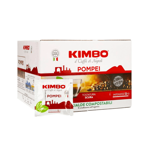 Kimbo Pompei Espresso Compostable Pods, 100 Pods Coffee Kimbo Coffee 