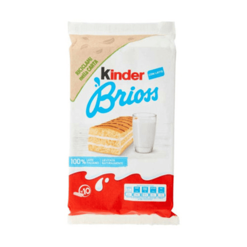 Kinder Brioss Latte Biscuits 10 Pieces, 270g Sweets & Snacks Kinder 