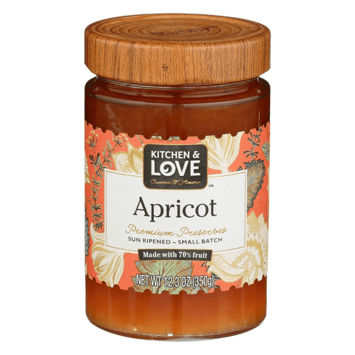 Kitchen & Love Apricot Preserves, 12.3 oz Pantry Kitchen & Love 