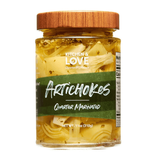 Kitchen & Love Artichokes Quarter Marinated, 11 oz Fruits & Veggies Kitchen & Love 