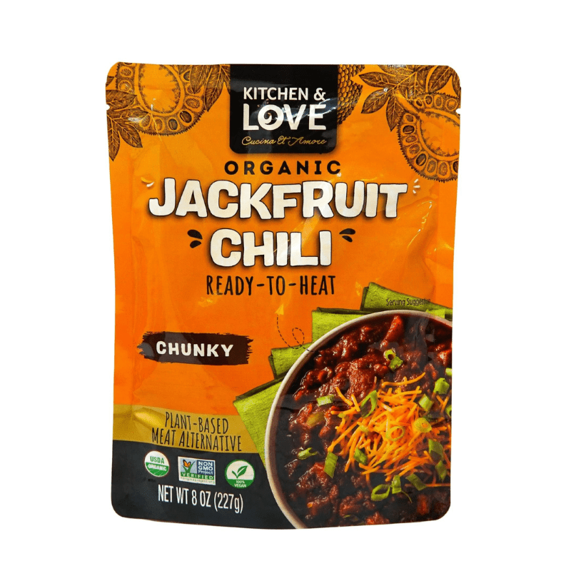 Kitchen & Love Ready to Heat Chunky Jackfruit Chili, 8 oz Fruits & Veggies Kitchen & Love 