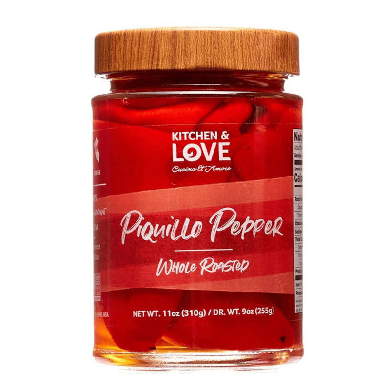 Kitchen & Love Whole Roasted Piquillo Pepper, 11 oz Fruits & Veggies Kitchen & Love 