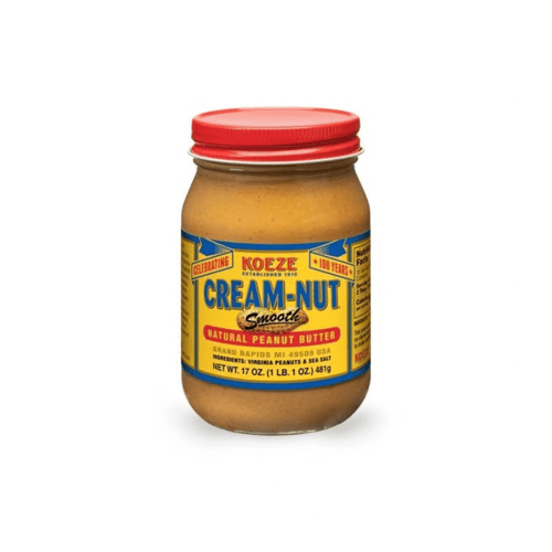 Koeze Cream Nut Smooth Peanut Butter, 17 oz.