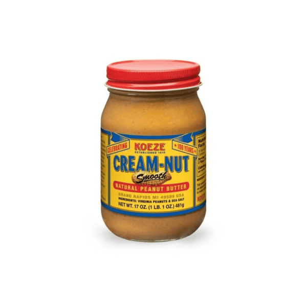 Koeze Cream Nut Smooth Natural Peanut Butter, 17 oz | Supermarket
