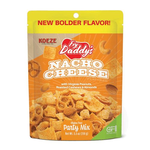 Koeze Fry Daddy's Nacho Cheese Gluten Free Party Mix, 5.5 oz.