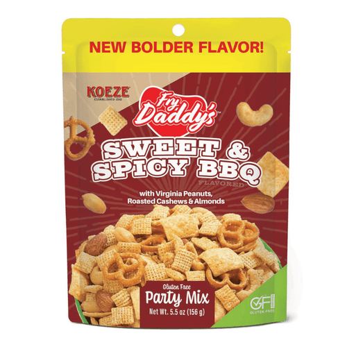 Koeze Fry Daddy's Sweet and Spicy BBQ Party Mix, 5.5 oz.