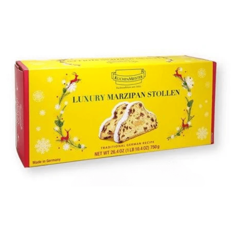 KuchenMeister Classic Stollen with Marzipan Large Box, 26.4 oz Sweets & Snacks KuchenMeister 