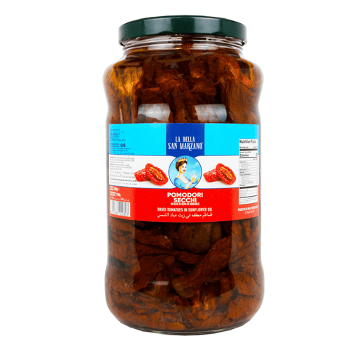 La Bella San Marzano Semi Dried Tomatoes in Sunflower Oil, 6.84 Lb Fruits & Veggies La Bella San Marzano 