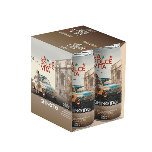 La Dolce Vita Chinotto Soda, Pack of 4 Coffee & Beverages La Dolce Vita 