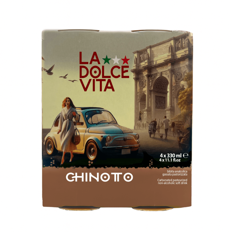 La Dolce Vita Chinotto Soda, Pack of 4 Coffee & Beverages La Dolce Vita 