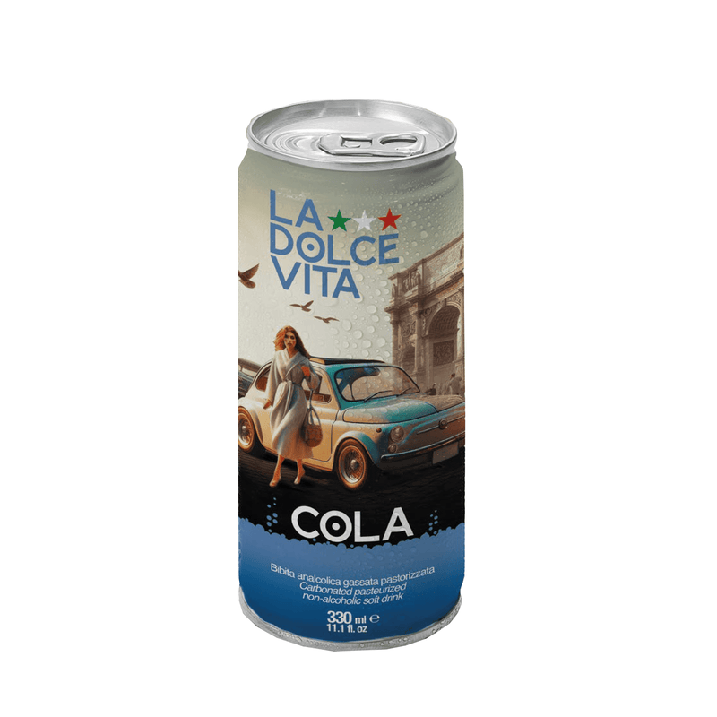 La Dolce Vita Cola Soda, Pack of 4 Coffee & Beverages La Dolce Vita 