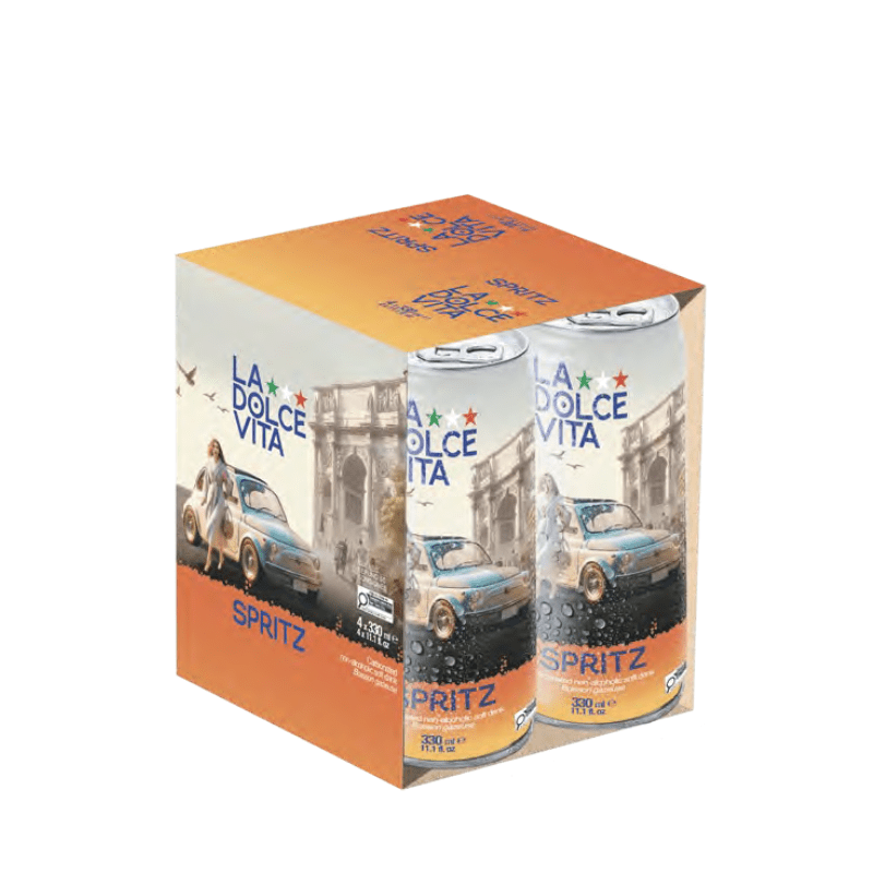 La Dolce Vita Spritz Soda, Pack of 4 Coffee & Beverages La Dolce Vita 