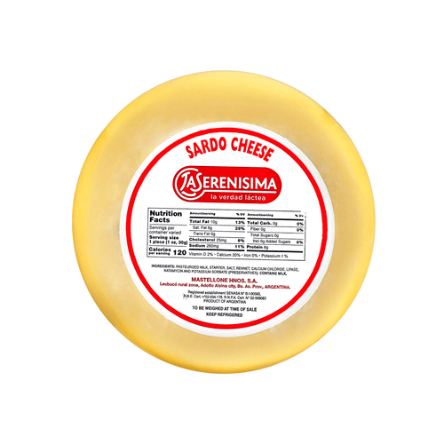La Serenissima Sardo Cheese, 7 Lbs Cheese vendor-unknown 