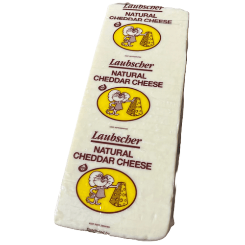 Laubscher Natural White Cheddar Cheese, 10 Lbs Cheese Laubscher 