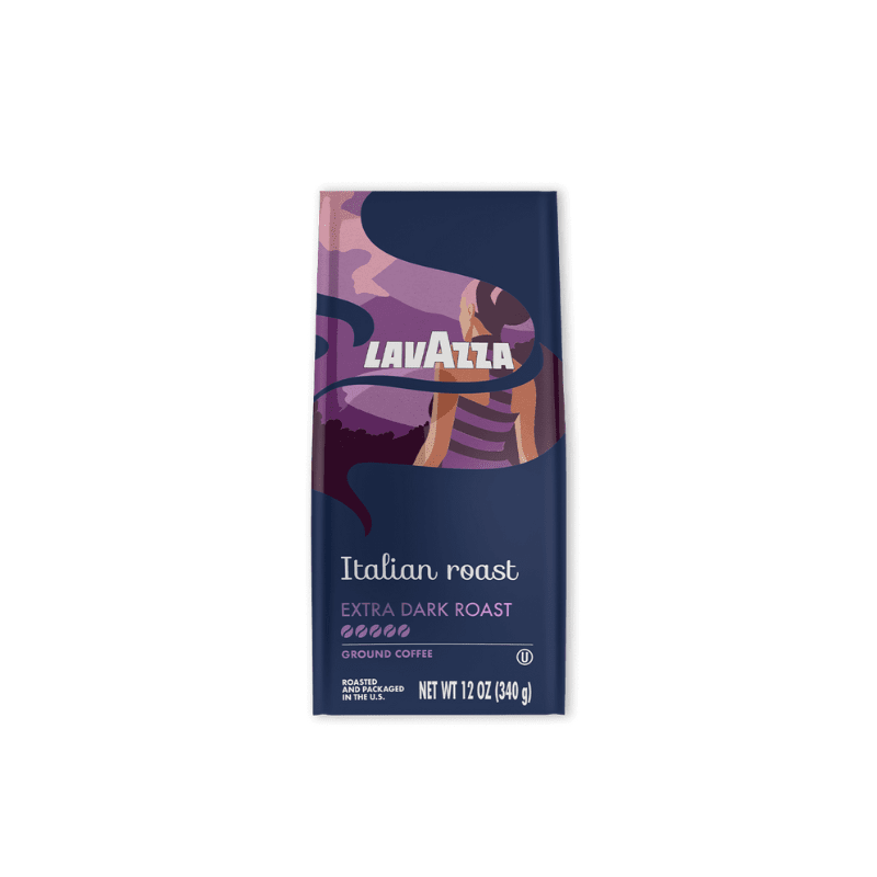 Lavazza Italian Roast Extra Dark Roast Ground Coffee, 12 oz Coffee Lavazza 