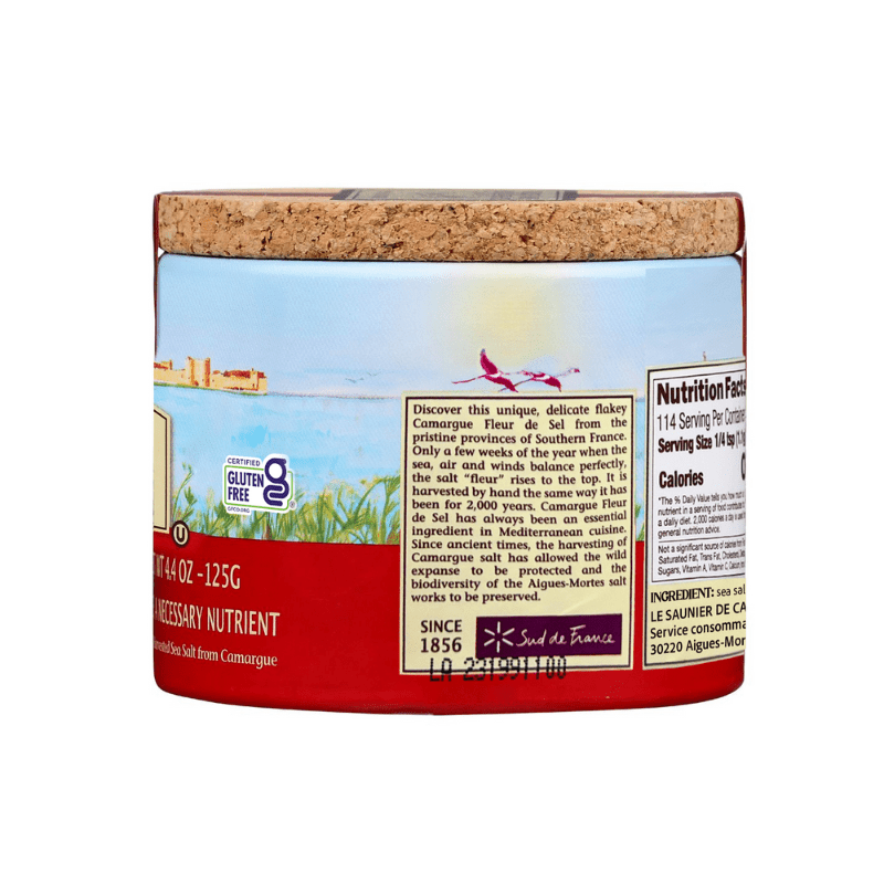 Le Saunier de Camargue Fleur de Sel Sea Salt, 4.4 oz Pantry Le Saunier de Camargue 