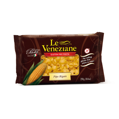 Le Veneziane #171 Pipe Rigate Corn Gluten-Free Pasta, 8.8 oz Pasta & Dry Goods Le Veneziane 