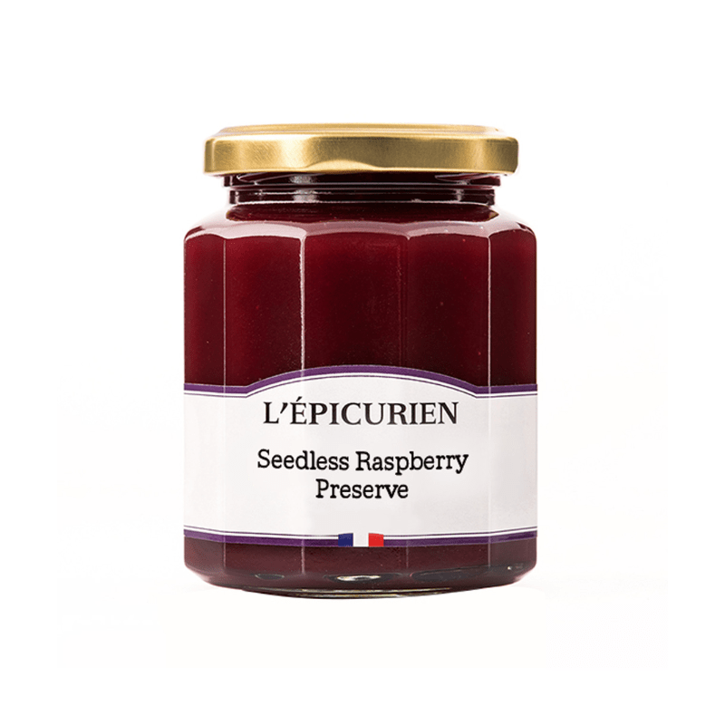 L'Epicurien Seedless Raspberry Preserve, 11.3 oz Pantry The French Farm 