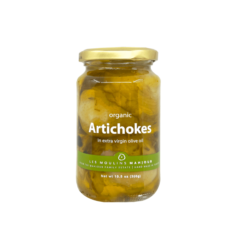 Les Moulins Mahjoub Organic Artichoke Hearts in Olive Oil 10.5 oz Fruits & Veggies Les Moulins Mahjoub 