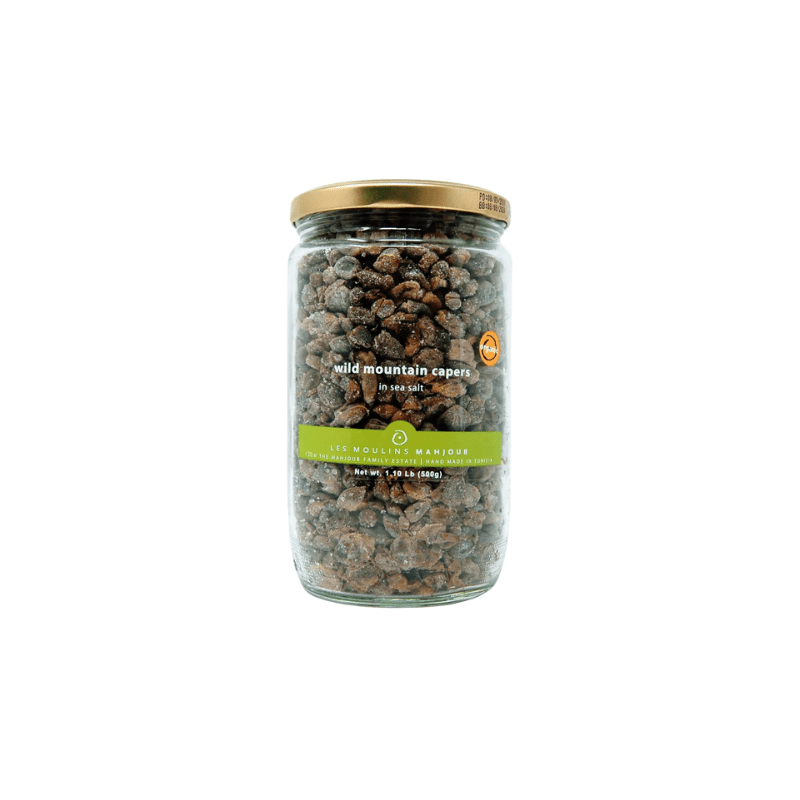 Les Moulins Mahjoub Wild Mountain Capers in Sea Salt, 17.6 oz Olives & Capers Les Moulins Mahjoub 