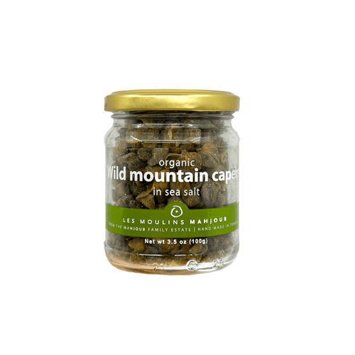 Les Moulins Mahjoub Wild Mountain Capers in Sea Salt, 3.5 oz Olives & Capers Les Moulins Mahjoub 