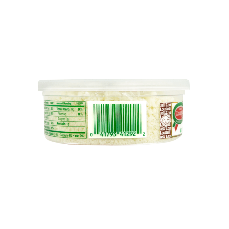 Locatelli Pecorino Romano Grated Cheese Cup, 4 oz Cheese Locatelli 