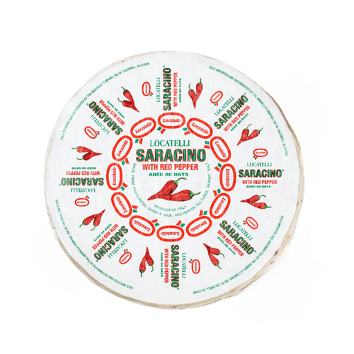 Locatelli Saracino With Red Pepper Cheese Wheel, 5 Lbs Cheese Locatelli 