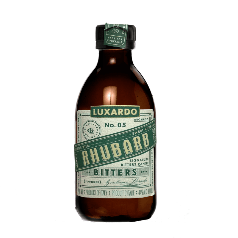 Luxardo No.5 Aromatic Rhubarb Bitters, 200 mL For The Bar Luxardo 