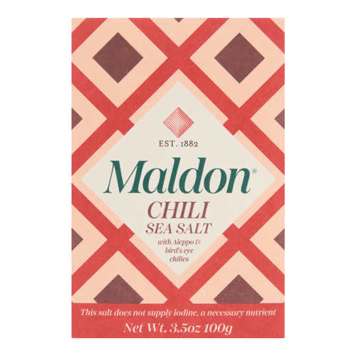 Maldon Chili Sea Salt, 3.5 oz.