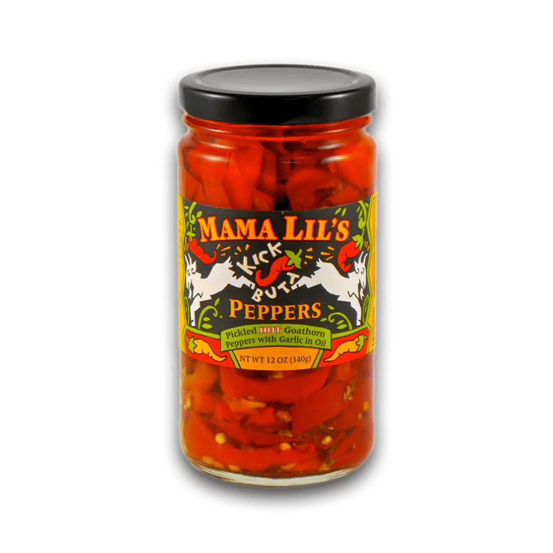 Mama Lil’s Kick Butt Peppers in Oil, 12 oz Fruits & Veggies Mama Lil’s 