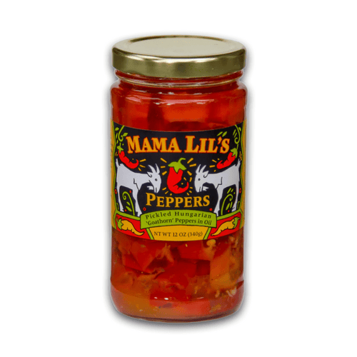 Mama Lil’s Mildly Spicy Peppers in Oil, 12 oz Fruits & Veggies Mama Lil’s 