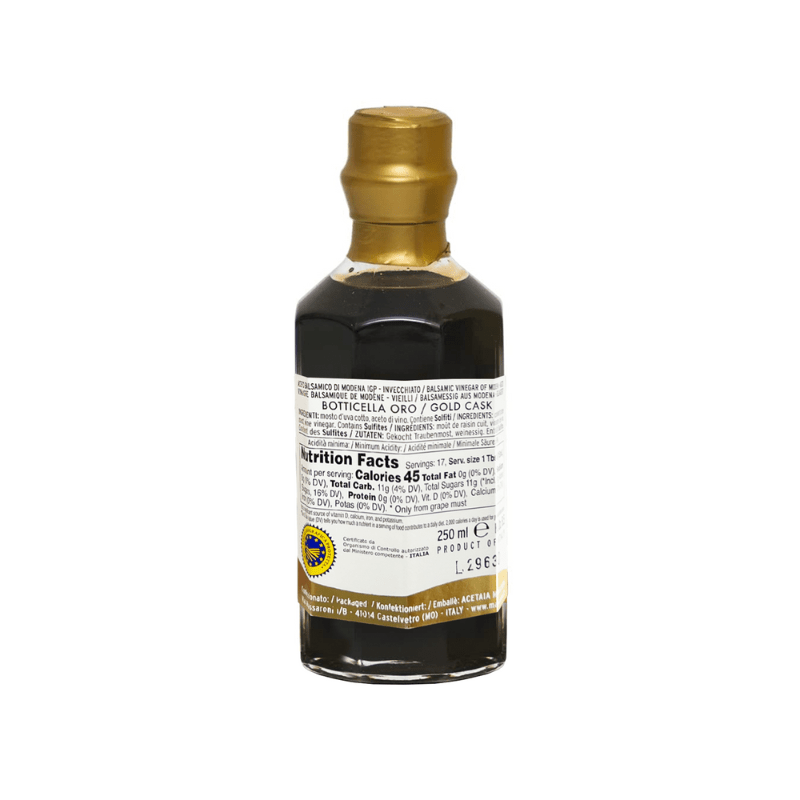 Manicardi Botticella Oro Balsamic Vinegar of Modena IGP, 8.45 oz (250 ml) Oil & Vinegar Manicardi 