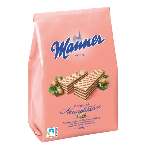 Manner Original Neapolitaner Wafers, 400g.