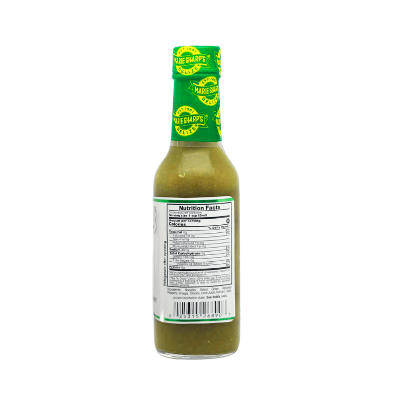 Marie Sharp's Nopal Green Habanero Pepper Sauce, 5 oz Sauces & Condiments Marie Sharp's 