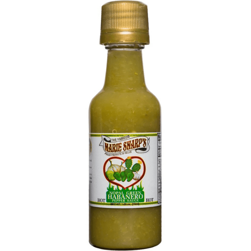 Marie Sharp's Nopal Green Hot Habanero Pepper Sauce, 1.69 fl oz Sauces & Condiments Marie Sharp's 