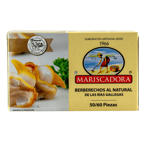 Mariscadora Galician Cockles In Brine, 3.88 oz Seafood Mariscadora 