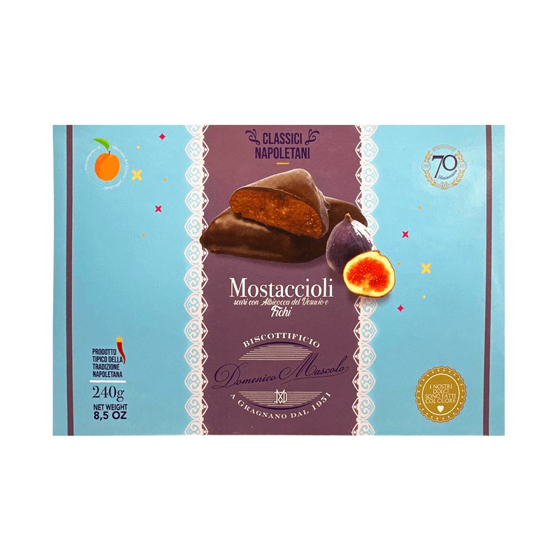 Mascolo Mostaccioli Fig with Dark Chocolate, 8.5 oz vendor-unknown 