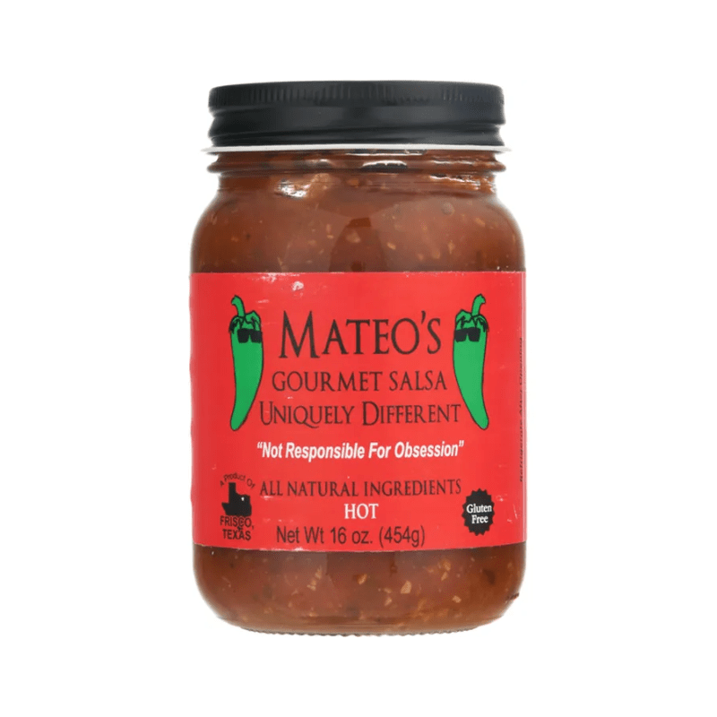 Mateo's Hot Gourmet Salsa, 16 oz Sauces & Condiments Mateo's 