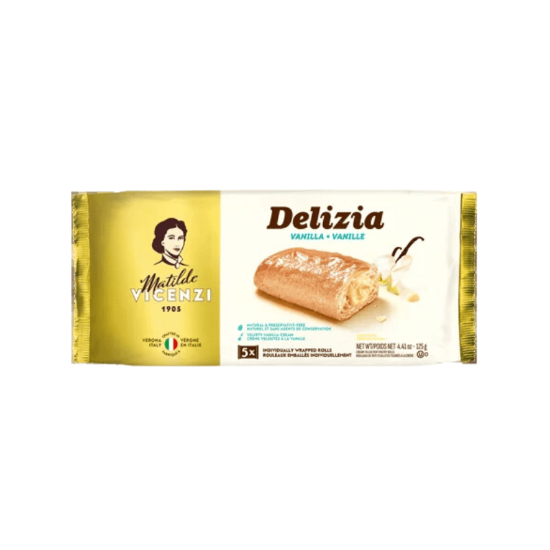 Matilde Vicenzi Delizia Vanilla Filled Puff Pastry, 4.41 oz Sweets & Snacks Matilde Vicenzi 