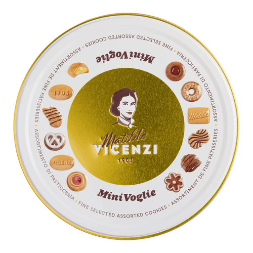 Matilde Vicenzi Mini Voglie Assorted Cookies Tin, 17.6 oz Sweets & Snacks Matilde Vicenzi 