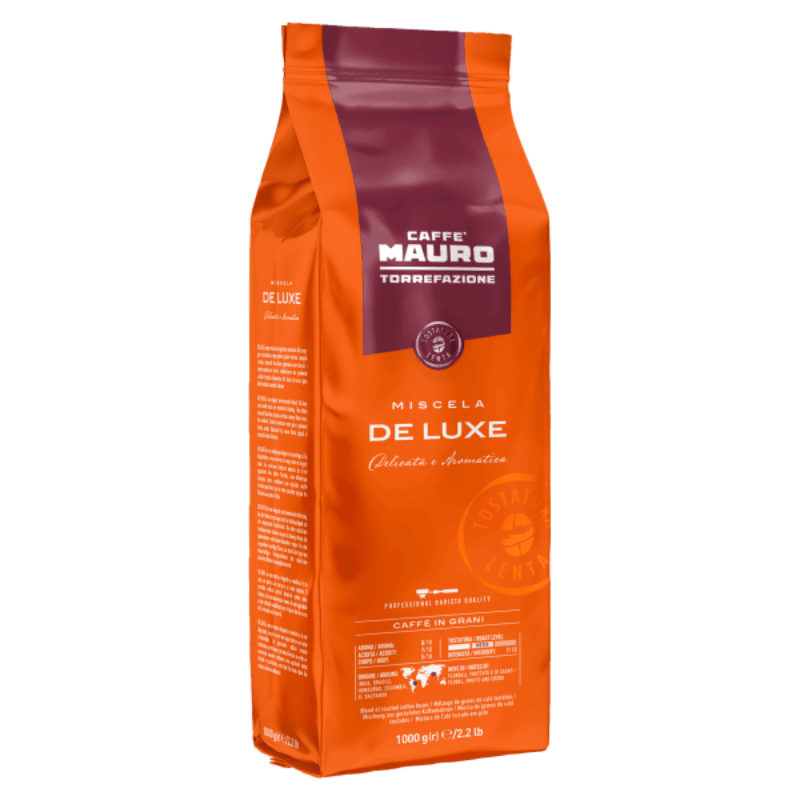 Mauro Coffee De Luxe Whole Bean Coffee, 2.2 lb. Coffee Mauro 