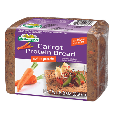 Mestemacher Carrot Protein Bread, 8.8 oz Pasta & Dry Goods Mestemacher 