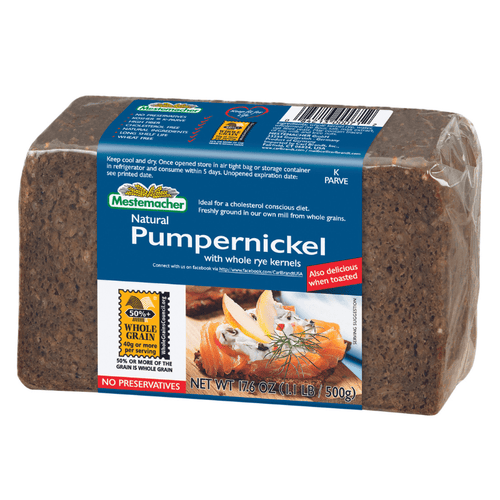 Mestemacher Pumpernickel Bread, 17.6 oz Pasta & Dry Goods Mestemacher 