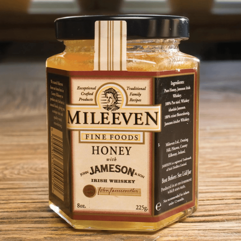 Mileeven Honey w/Jameson Irish Whiskey 8.8 oz 225g Pantry Mileeven 