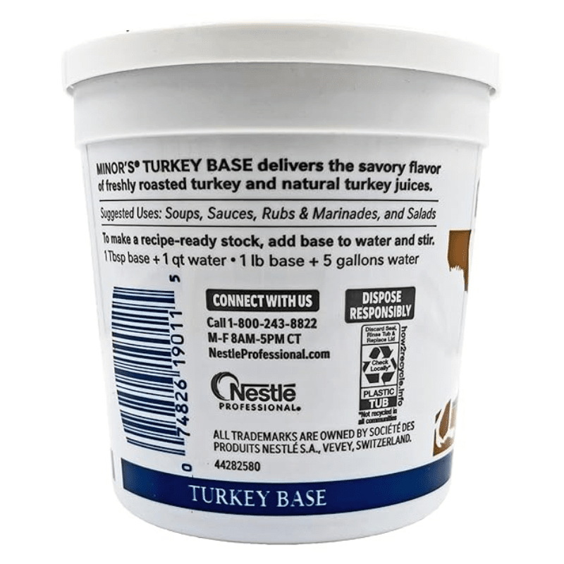 Minor’s No Added MSG Gluten Free Turkey Base, 16 oz | Supermarket Italy