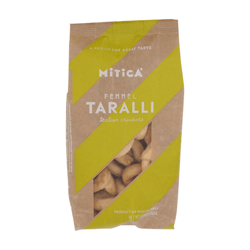 Mitica Taralli Fennel, 8.8 oz Sweets & Snacks Mitica 