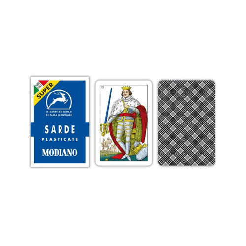 Modiano Sarde Italian Blue Playing Cards, 1 Deck Home & Kitchen Modiano 